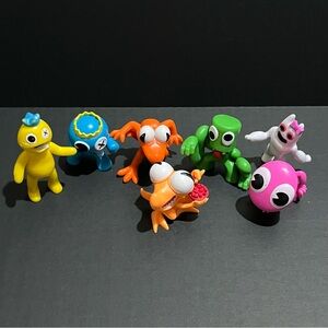 Rainbow Friends Figures Lot of 7 Action Figures